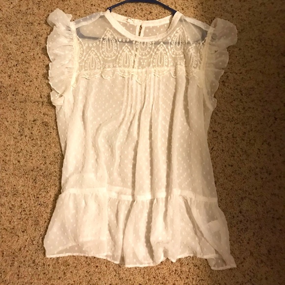 Sheer Maurice’s top, very very nice and cute size large - Picture 1 of 4